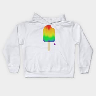 One Proud Popsicle - Rainbow Flag Kids Hoodie